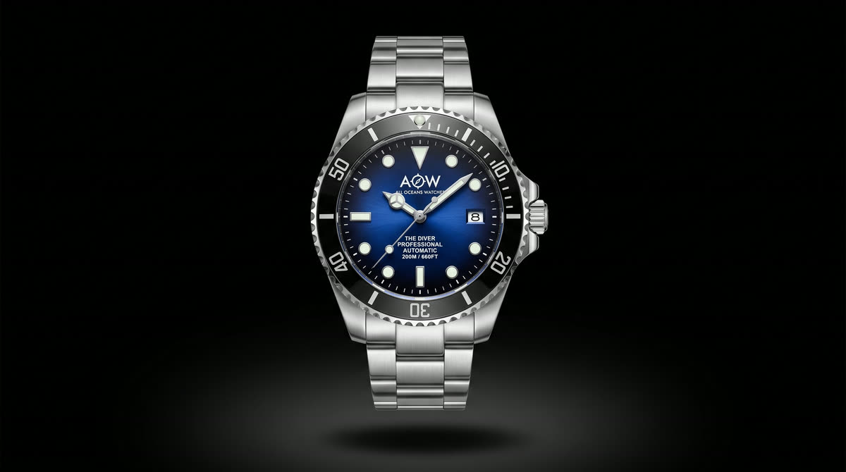 The Diver on a steel bracelet